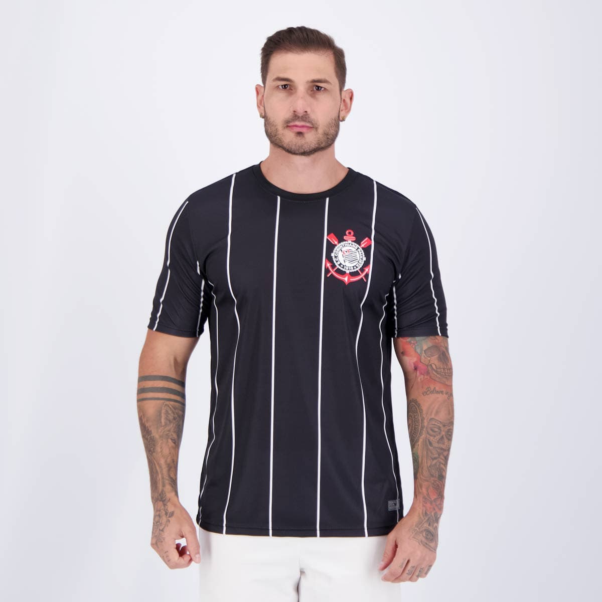 Camisa Corinthians II Preta — foto frontal