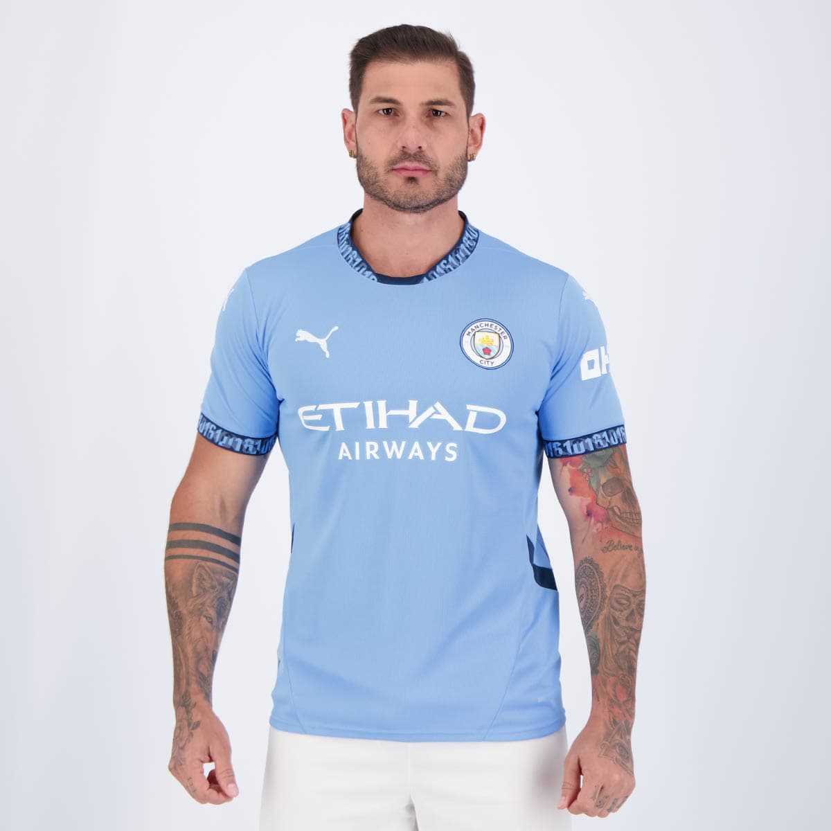 Camisa Manchester City I — foto frontal