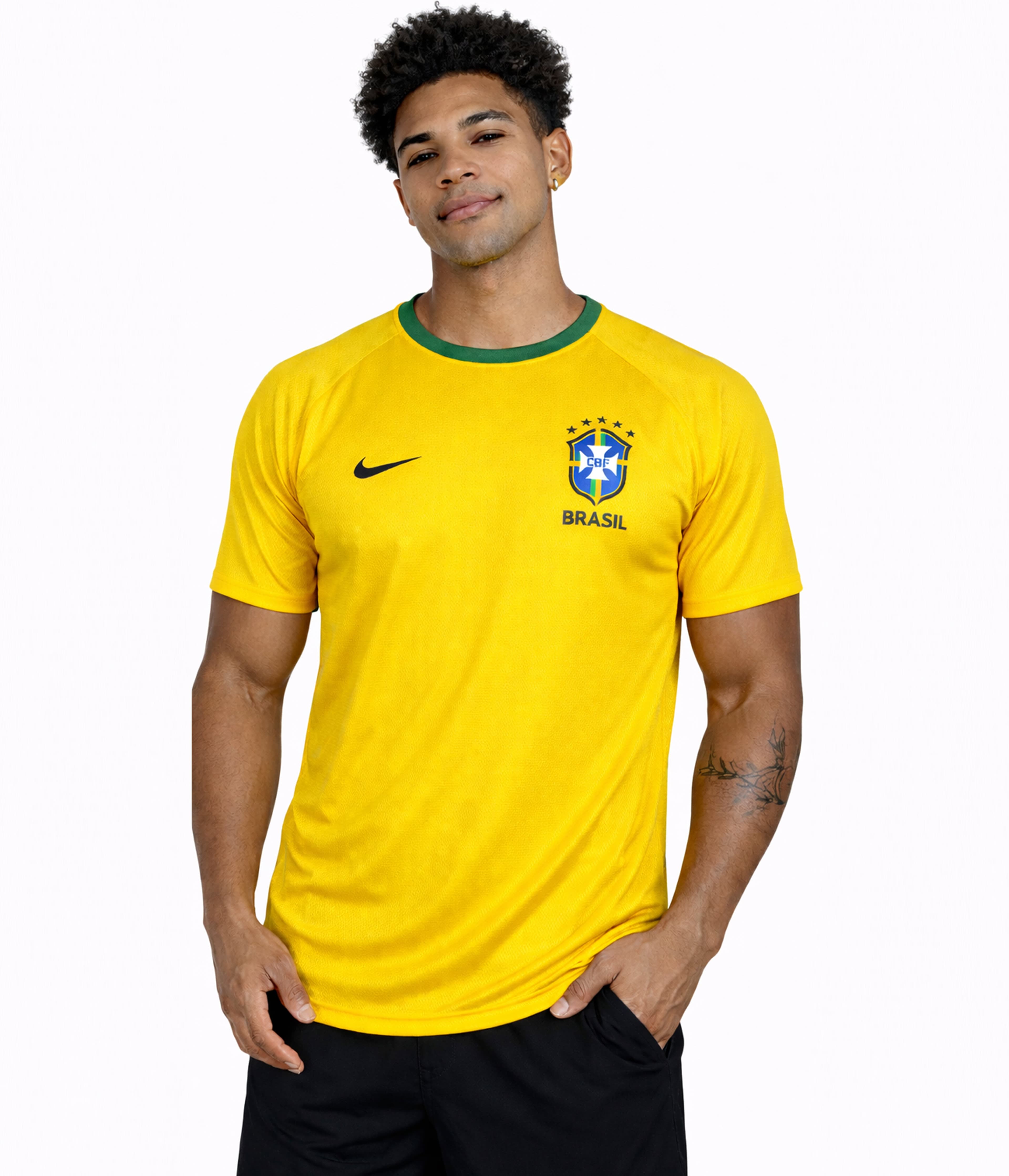 Camisa Brasil I Torcedor — foto frontal